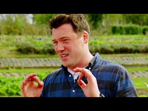 Man discussing Kasai Bincho Charcoal benefits outdoors, emphasizing premium BBQ fuel quality for grilling professionals and home chefs.