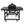 Primo Grill with black dome and side shelves on outdoor cart
