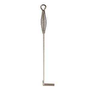 Primo Grill ash tool with coiled handle, ideal for cleaning and managing charcoal in the LG 300 Ceramic BBQ Grill firebox.