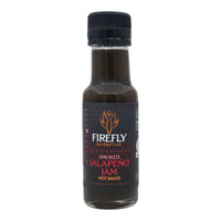 Barbecue hot sauce bottle with black cap