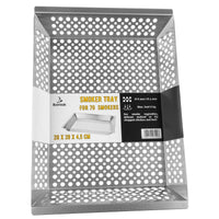 Stainless steel Borniak smoker tray with perforated design for small foods