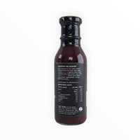 Hawaiian Tropics Hibiscus BBQ Sauce bottle with nutritional facts