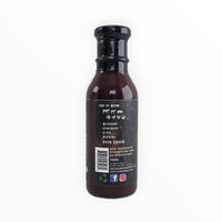 Hawaiian Tropics Hibiscus BBQ Sauce bottle with ingredients list