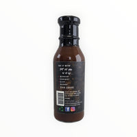Waz's Sauce Honey Rum Chipotle BBQ with ingredients list