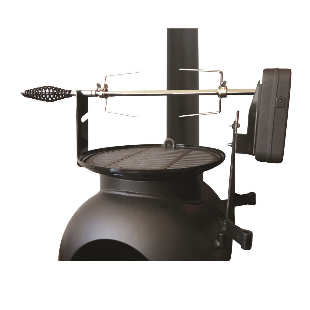 Portable charcoal grill with cooking surface