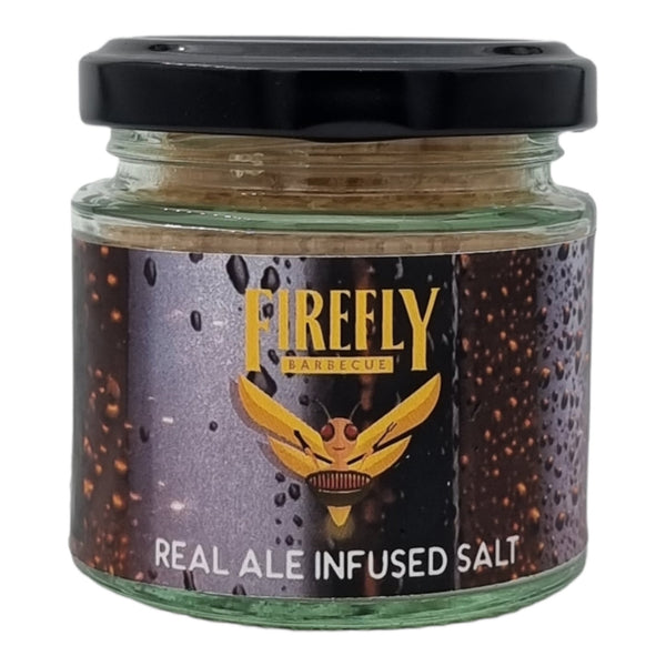 Ale Infused Sea Salt - ale salt, black sheep ale, salt. FireFly Barbecue by FireFly Barbecue
