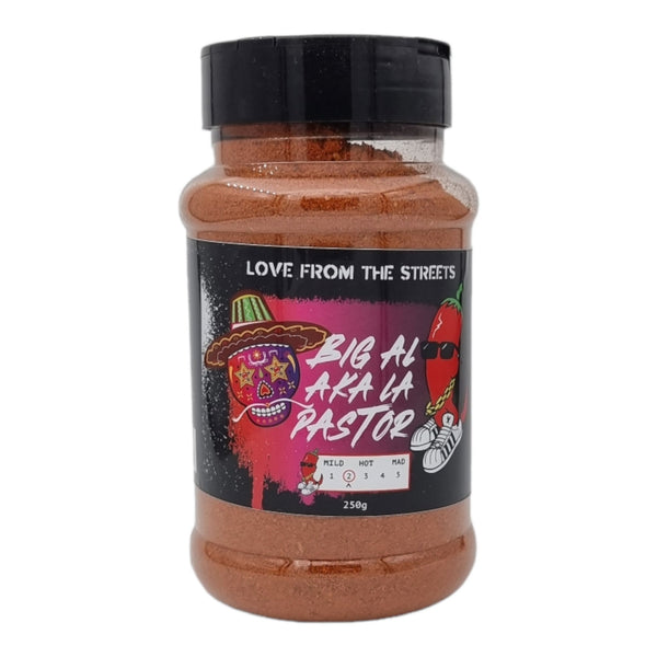 Big al aka la pastor BBQ & street food spice - lfts, lfts seasonings, love from the streets. Love From The Streets by FireFly Barbecue