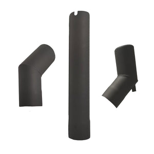 Ozpig Big Pig Offset Chimney Extension (2 elbows; 1 straight) - big pig, chimney, offset. Ozpig by FireFly Barbecue