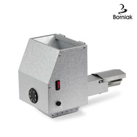 Stainless steel food smoker with adjustable controls