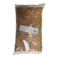 Close-up of chopped beechwood smoking chips