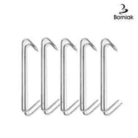 Set of Borniak stainless steel hooks for smoking, 5 hooks