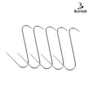 Smoking Meat S-type Hook – Set of 5 - FireFly Barbecue - FireFly
