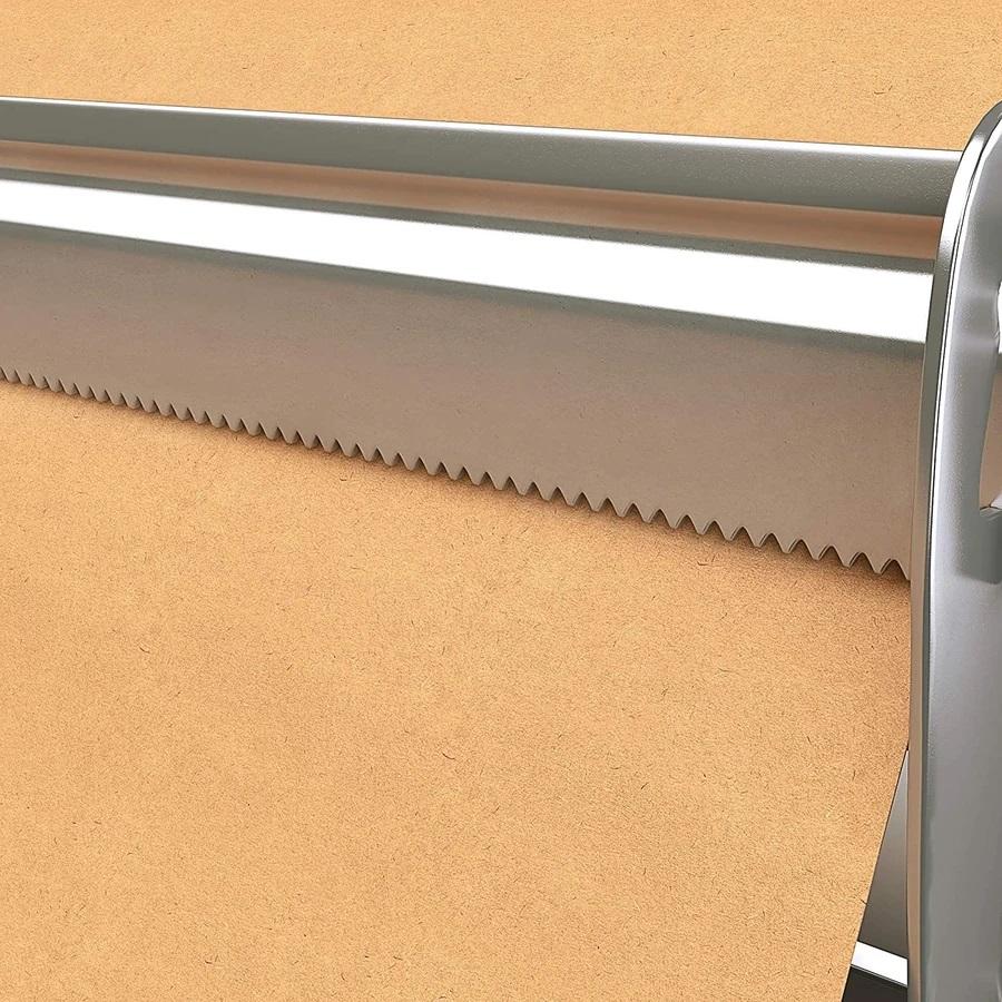 Peach paper dispenser with orange butcher paper, outdoor grill accessory for wrapping
