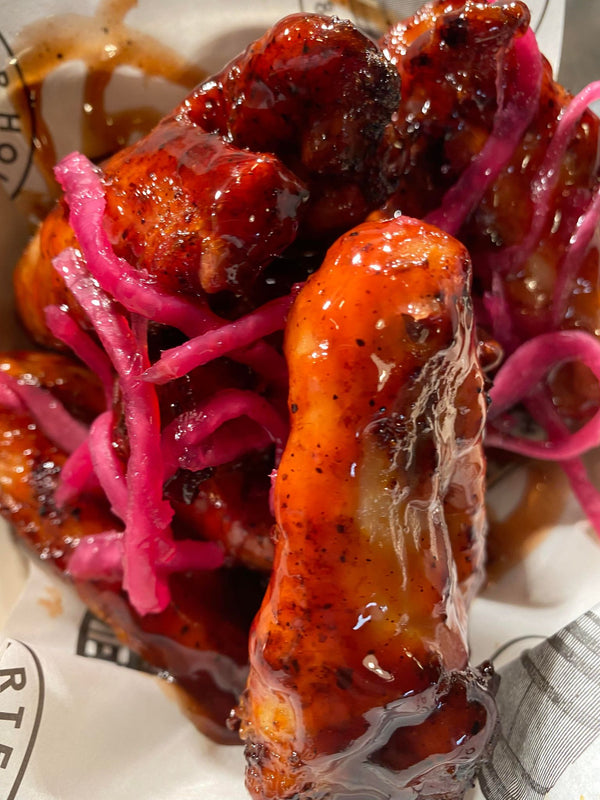 Cheeky BBQ Glaze - barbecue sauce, bbq sauce, cheeky vimto. Love From The Streets by FireFly Barbecue