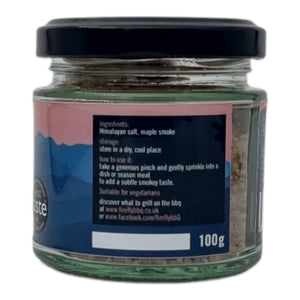 Cherry Smoked Sea Salt - cherry wood, sea salt, smoked salt. FireFly Barbecue by FireFly Barbecue