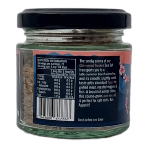 Cherry Smoked Sea Salt - cherry wood, sea salt, smoked salt. FireFly Barbecue by FireFly Barbecue