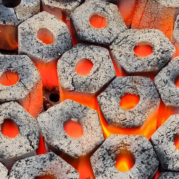 Cococabana Coconut Z Hexagonal Charcoal - briquettes, charcoal, cococabana. CocoCabana by FireFly Barbecue