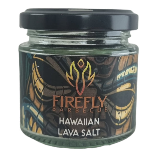 Hawaiian Black Lava Salt - Hawaiian Red Alaea Salt, himalayan salt, sea salt. FireFly Barbecue by FireFly Barbecue