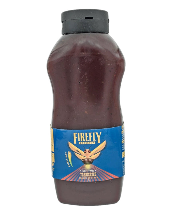 Tennessee Jalepeno Hot BBQ Sauce - bbq sauce, clifton chilli award, jalapeno. FireFly Barbecue by FireFly Barbecue -