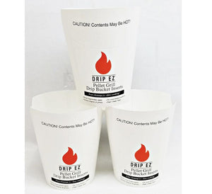 GMG Drip-Ez Pellet Grill Bucket Inserts - 3 Pack - bucket liner, drip bucket, drip-ez. GMG by FireFly Barbecue
