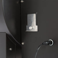 Close-up of GMG LEDGE Pellet Grill power connection and internal components, designed for reliable performance and easy maintenance.