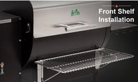 Green Mountain Grill Front Shelf for Daniel Boone Pellet Grill - gmg, gmg grills, green mountain grills. GMG by FireFly Barbecue