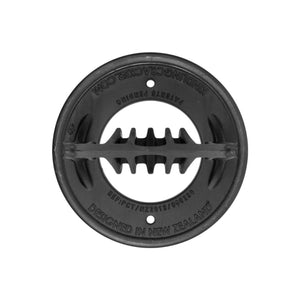 Bottom view of Kindling Cracker Original showing circular base and blade design, ideal for stable and safe manual log splitting.