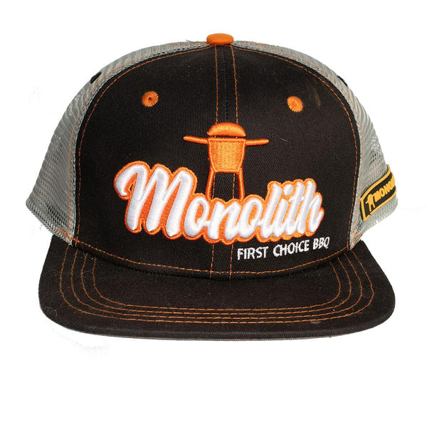 Monolith Trucker Cap - cap, clothing, monolith. Monolith by FireFly Barbecue