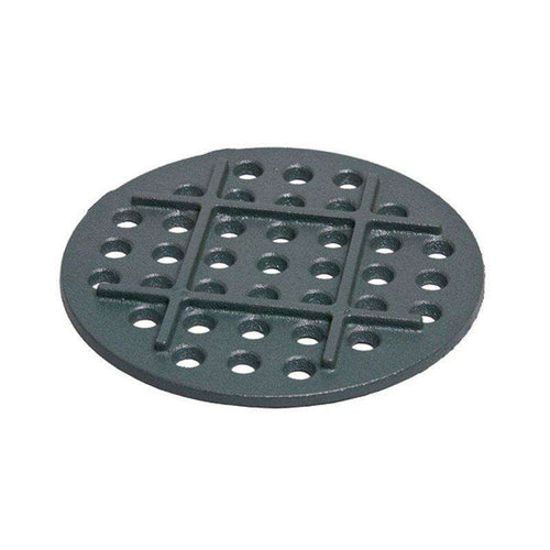 Cast iron fire grate for outdoor grill