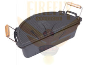 Wooden handle outdoor grill accessory for Monolith SGS Fire Pot