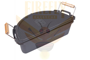 Monolith Classic Fire Pot Set - cast iron, dutch oven, fire pot. Monolith by FireFly Barbecue
