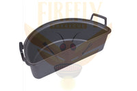 Monolith SGS Fire Pot outdoor grill accessory with heavy-duty enamel and stainless steel grate