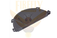 Outdoor grill accessory with cast iron and stainless steel components