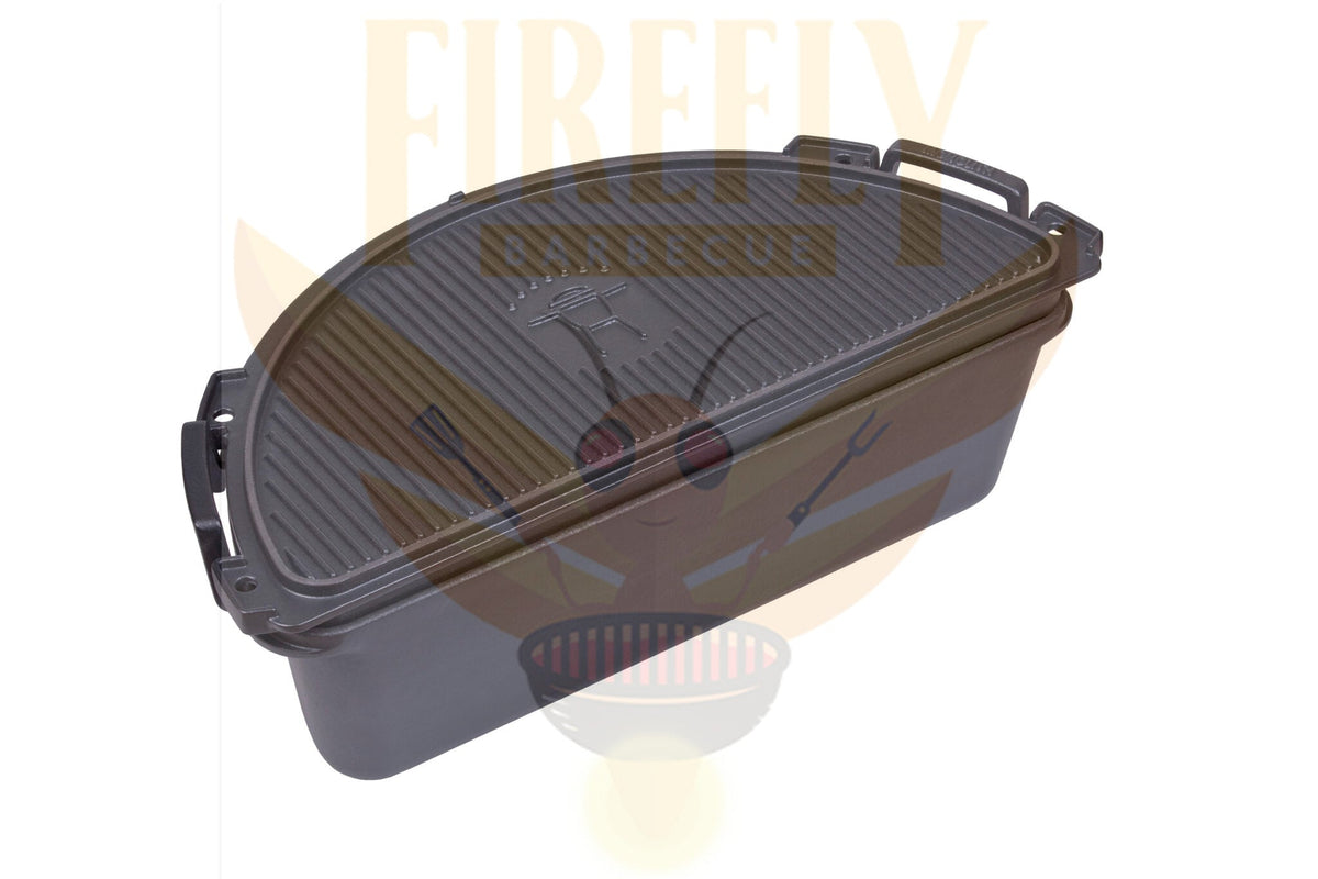 Monolith SGS Fire Pot outdoor grill accessory with heavy-duty enamel and stainless steel grate
