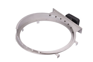 Monolith Classic Rotisserie - FireFly Barbecue stainless steel rotisserie ring without spit rod. Fits securely on Monolith Classic kamado grills.