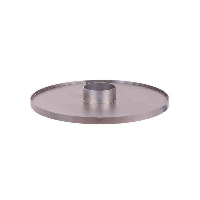 Monolith Fire Plate - Icon flat steel plate with central opening, designed for Monolith ICON kamado grills, 60 cm diameter for even heat distribution.