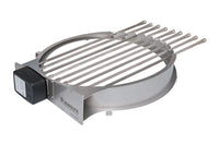 Monolith LeChef Rotisserie with optional skewer set for grilling up to 9 skewers simultaneously on kamado grills