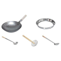 Monolith wok set - bbq accessories, classic, lechef. Monolith by FireFly Barbecue