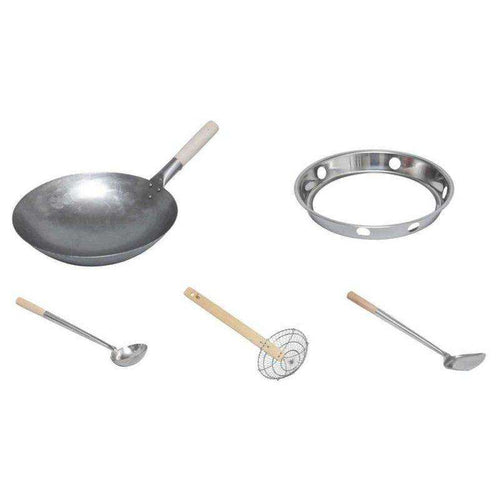 Monolith wok set - bbq accessories, classic, lechef. Monolith by FireFly Barbecue