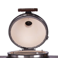 AVANTGARDE ceramic grill lid with wooden handle for Monolith grill
