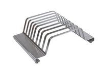 Stainless steel BBQ accessory rack for Monolith grill, holds 8 tools, protects grill tools