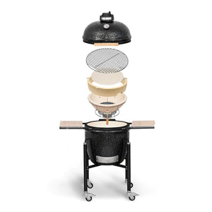 Monolith Grill Basic - Black with Cart - basic, kamado, monolith. Monolith by FireFly Barbecue