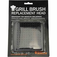 Monolith grill brush replacement head in packaging