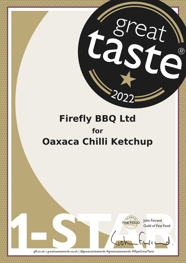 Oaxaca Chilli Ketchup - bbq sauce, chilli ketchup, clifton chilli award. FireFly Barbecue by FireFly Barbecue