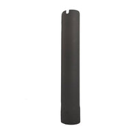 Ozpig Offset Chimney Extension black extension pipe with notch
