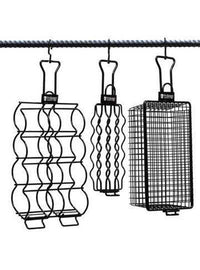 Pit Barrel 3-Hanger Value Pack - FireFly Barbecue includes corn, sausage, and basket hangers for versatile outdoor grilling. Durable steel design fits Pit Barrel Cooker.