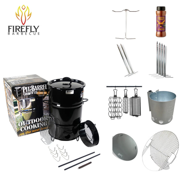 Pit Barrel Classic Cooker Prime Package - drum smoker, pit barrel, Pit barrel cooker. Pit Barrel Cooker by FireFly Barbecue
