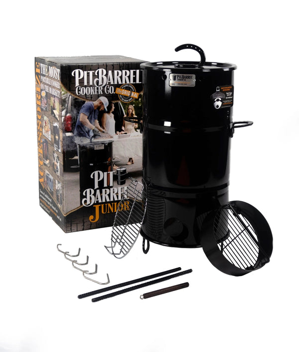 Pit Barrel Junior Standard Package - drum smoker, pit barrel, Pit barrel cooker. Pit Barrel Cooker by FireFly Barbecue
