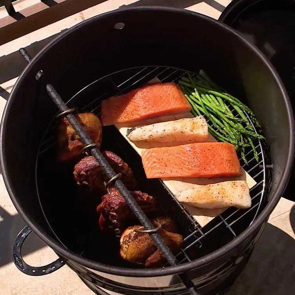 Pit Barrel Hinged Grate - grate, pit barrel, . Pit Barrel Cooker by FireFly Barbecue