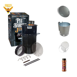 Pit Barrel Junior Select Package - barrel bbq, barrel smoker, drum smoker. Pit Barrel Cooker by FireFly Barbecue